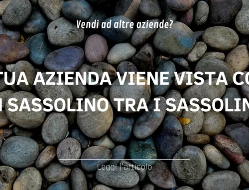 La tua azienda viene vista come un sassolino tra i sassolini?